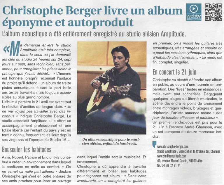 Article du journal